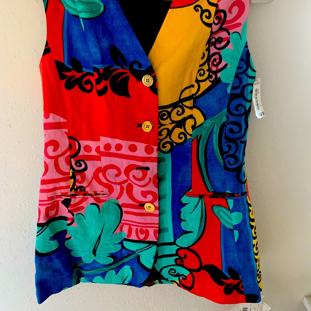 Louis Feraud colorful Vest